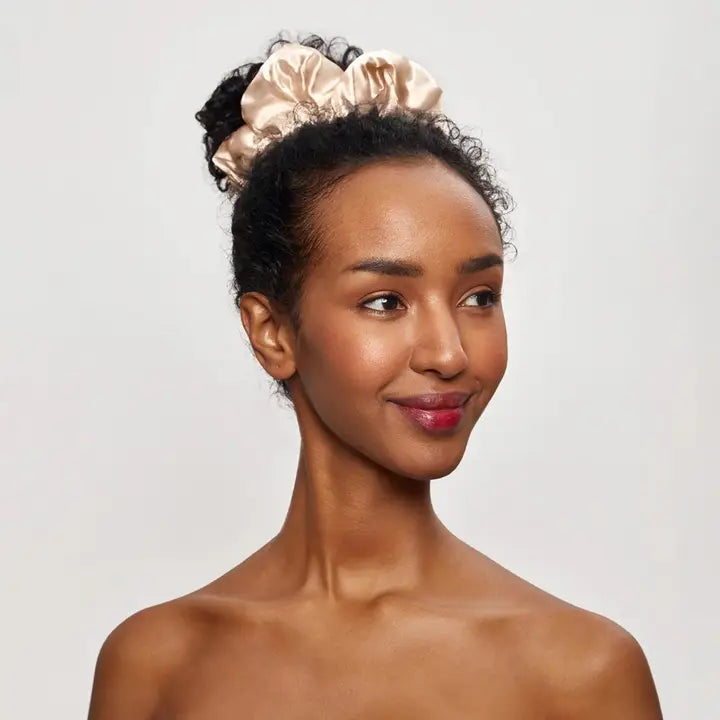 Holiday Cloud 9 Satin Scrunchie