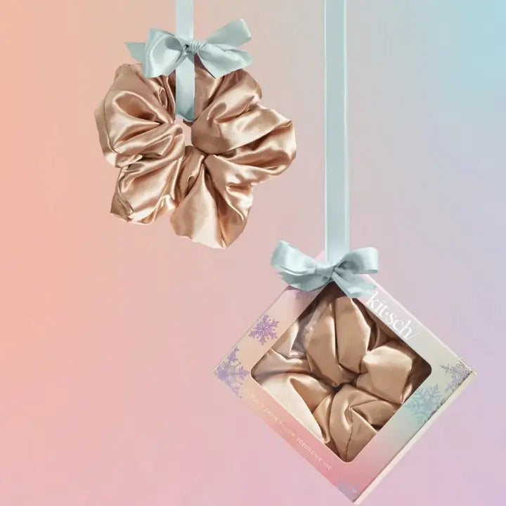 Holiday Cloud 9 Satin Scrunchie