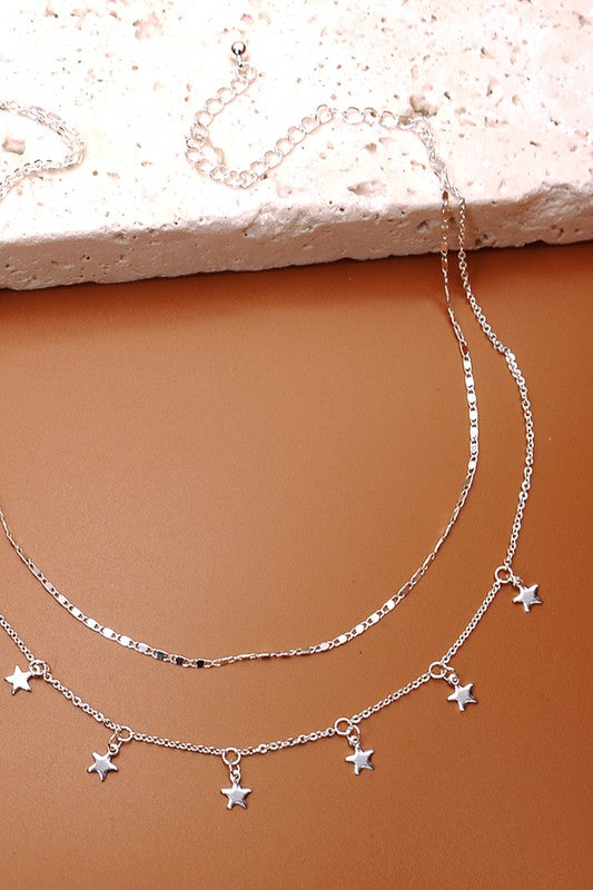 The Dainty Disc Star Necklace