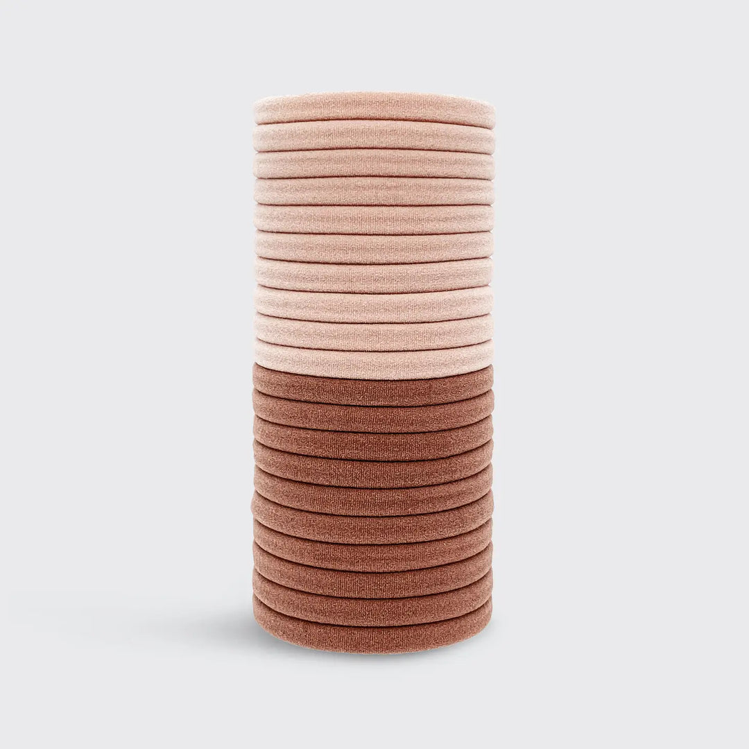 The Eco-Friendly Nylon Elastics 20pc set - Blush