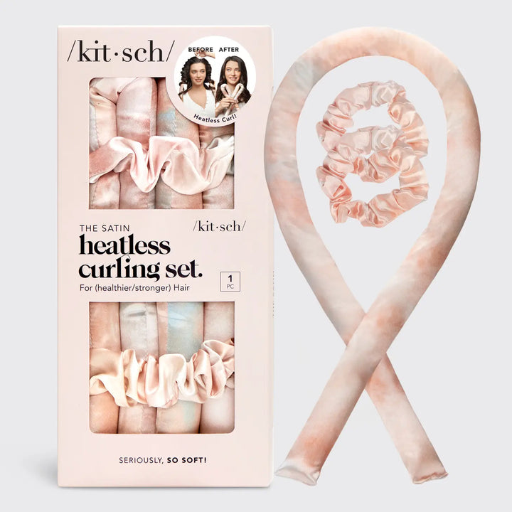 The Satin Heatless Curling Set by Kitsch